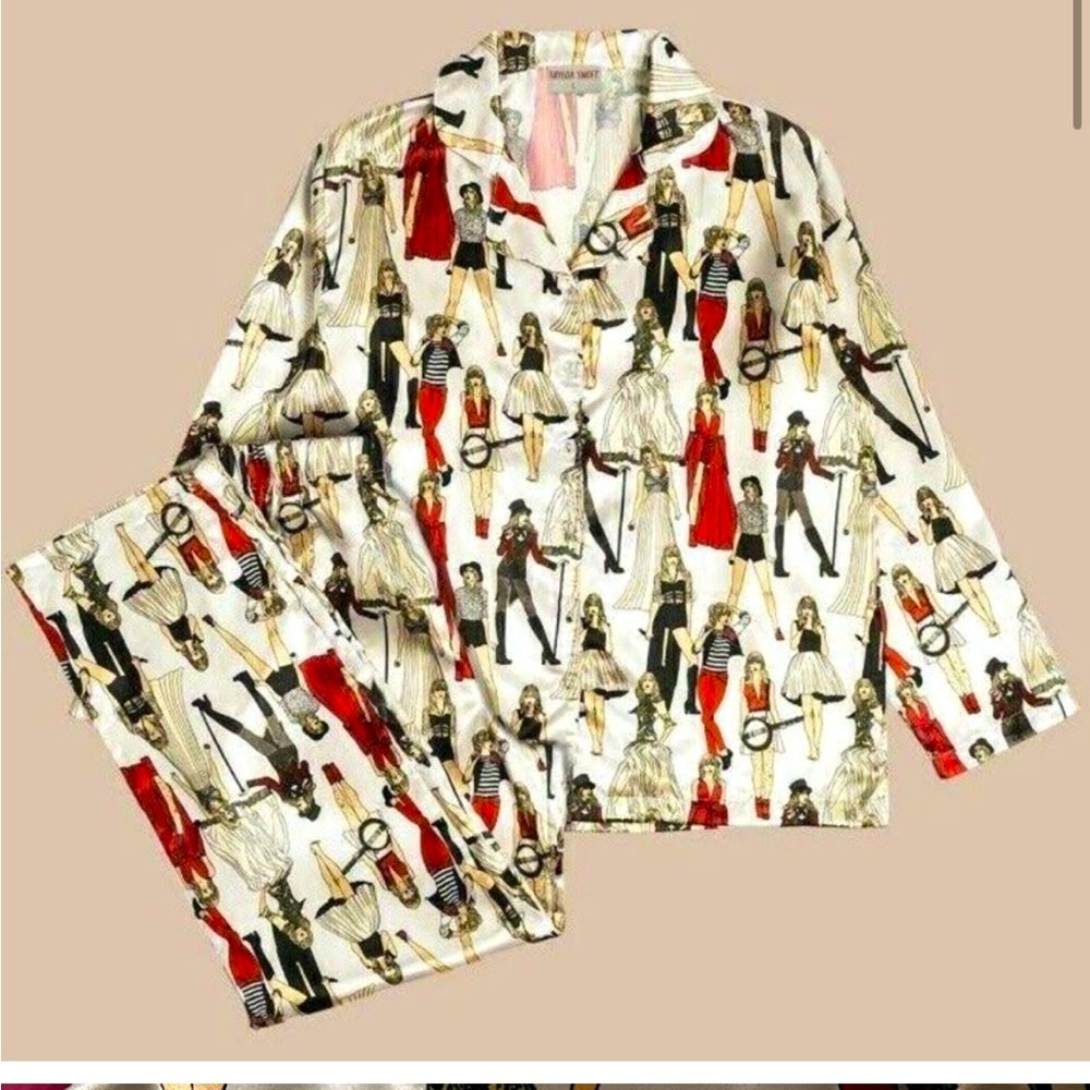 Taylor Swift Eras Tour Pajamas Set - Size Large NWOT